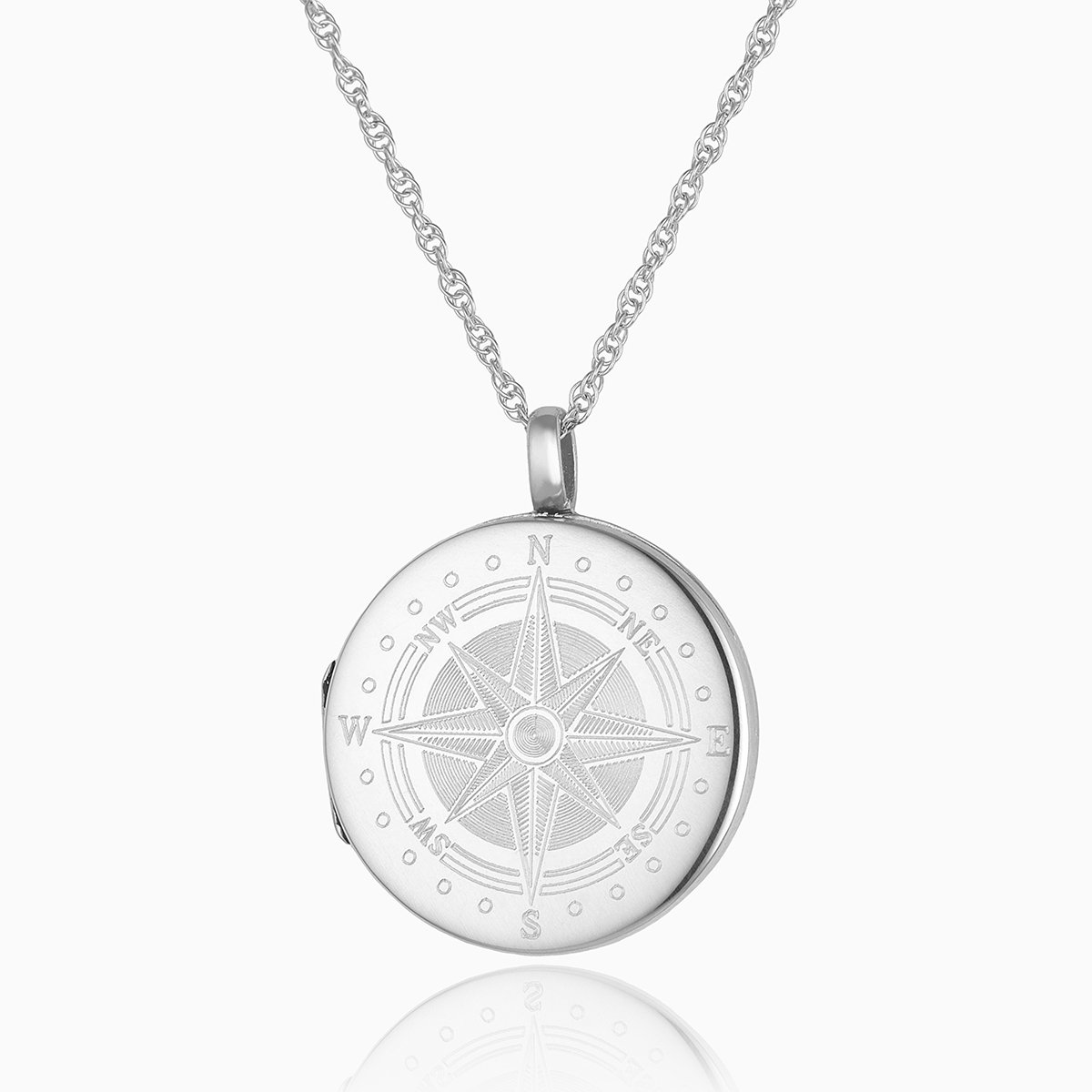 Large Premium Compass Locket – The Locket Tree