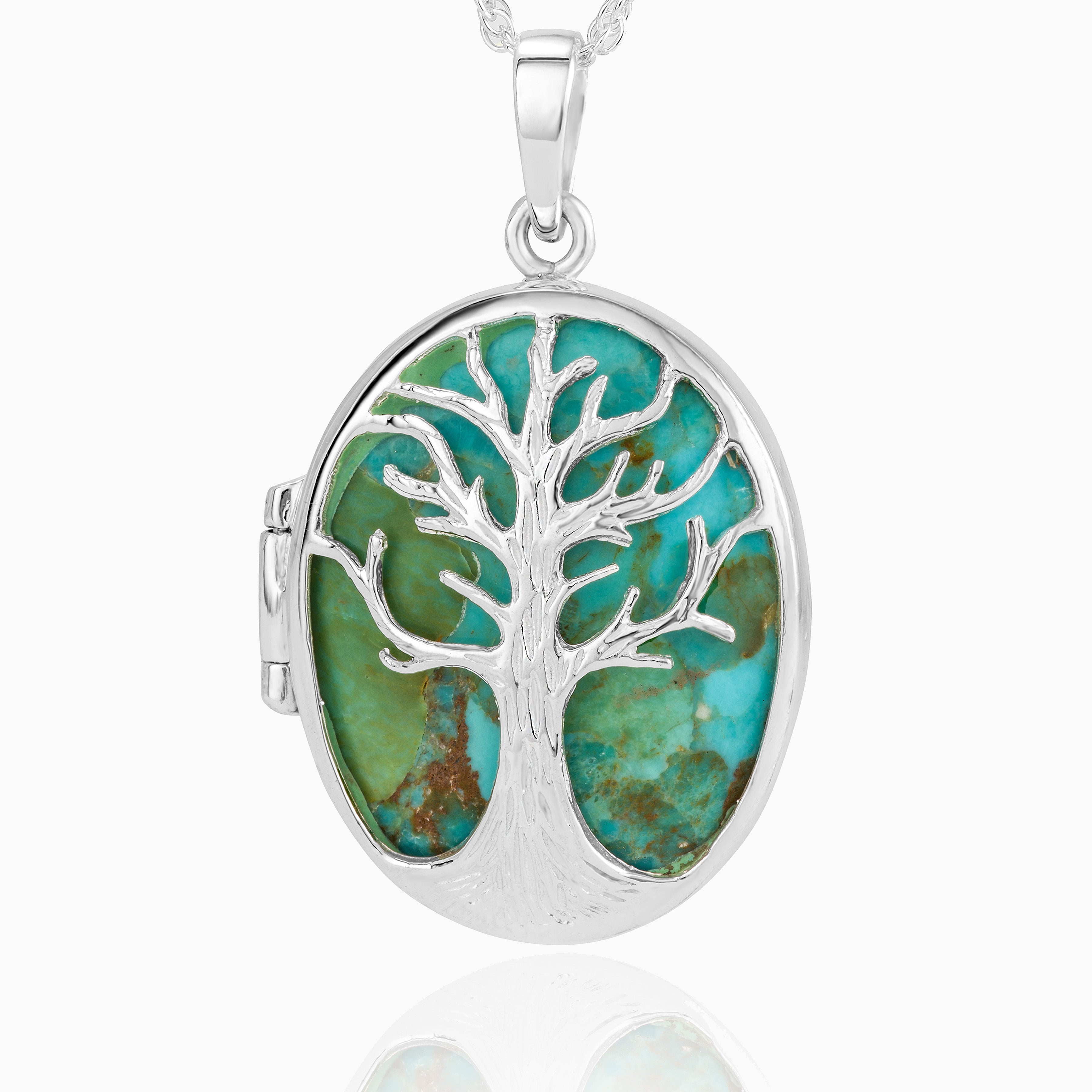 Product title: Turquoise Tree of Life Locket, product type: Locket