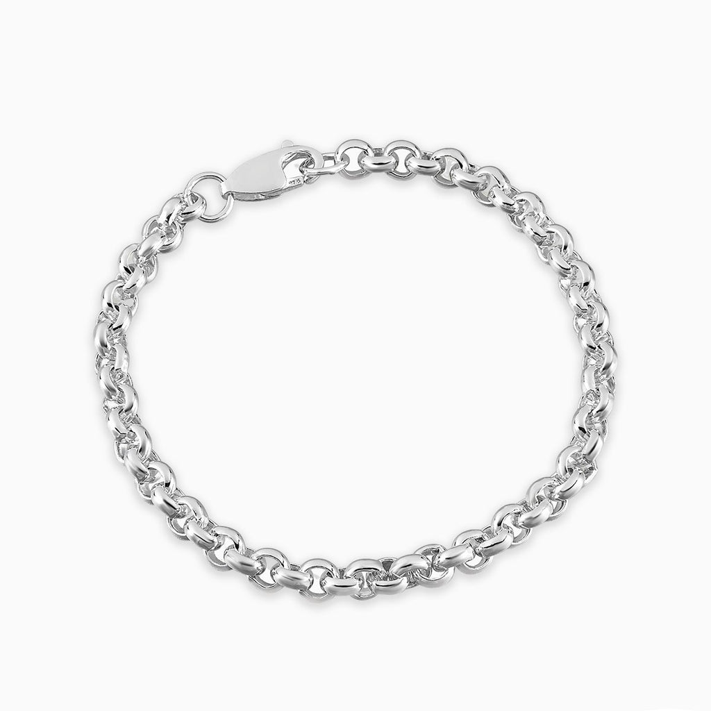 Product title: Heavy Silver Locket Bracelet, product type: Bracelet