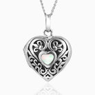 Product title: Filigree and Mother of Pearl Locket, product type: Locket