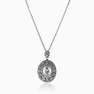 Product title: Marcasite and Cubic Zirconia Locket, product type: Locket