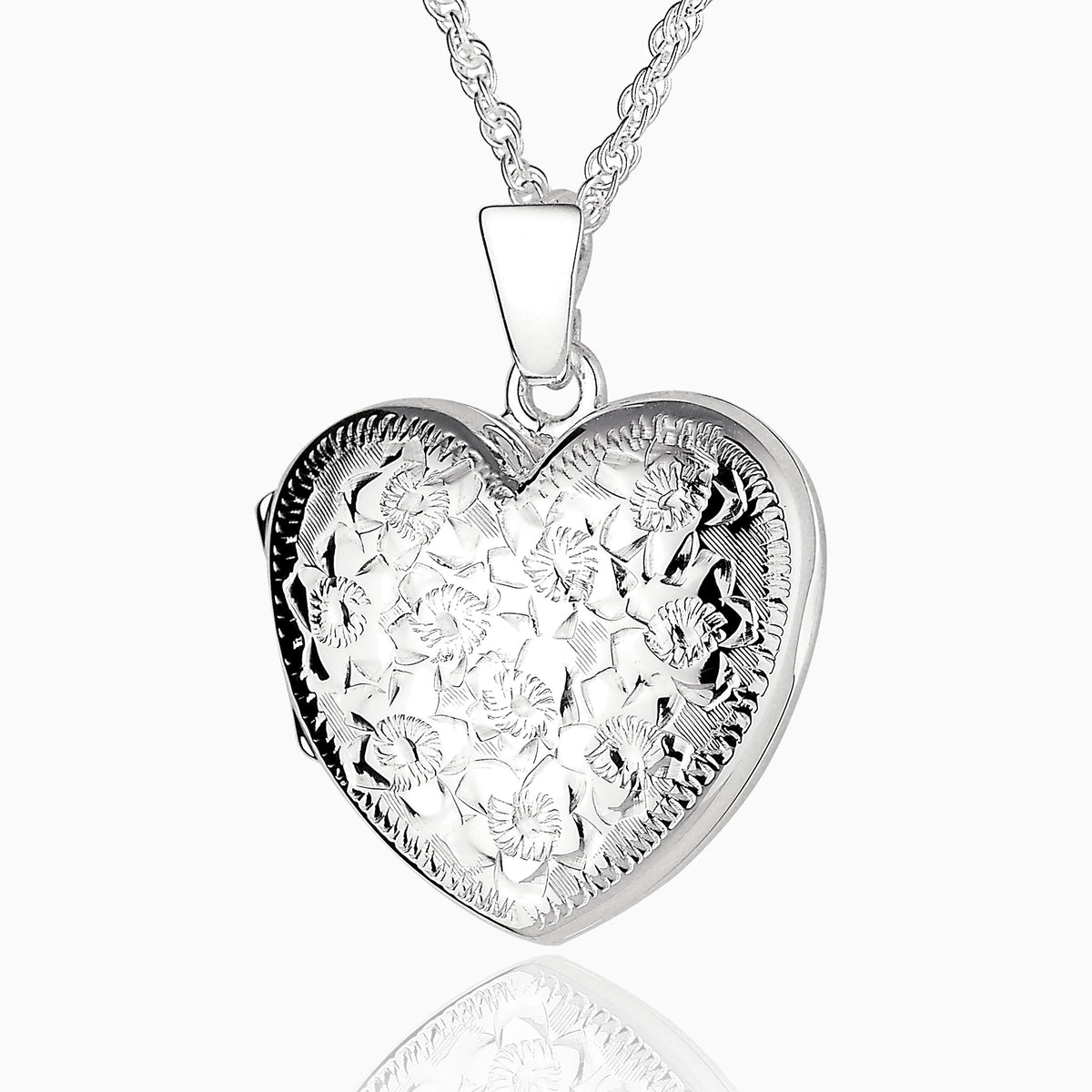 Silver Bouquet Locket – The Locket Tree