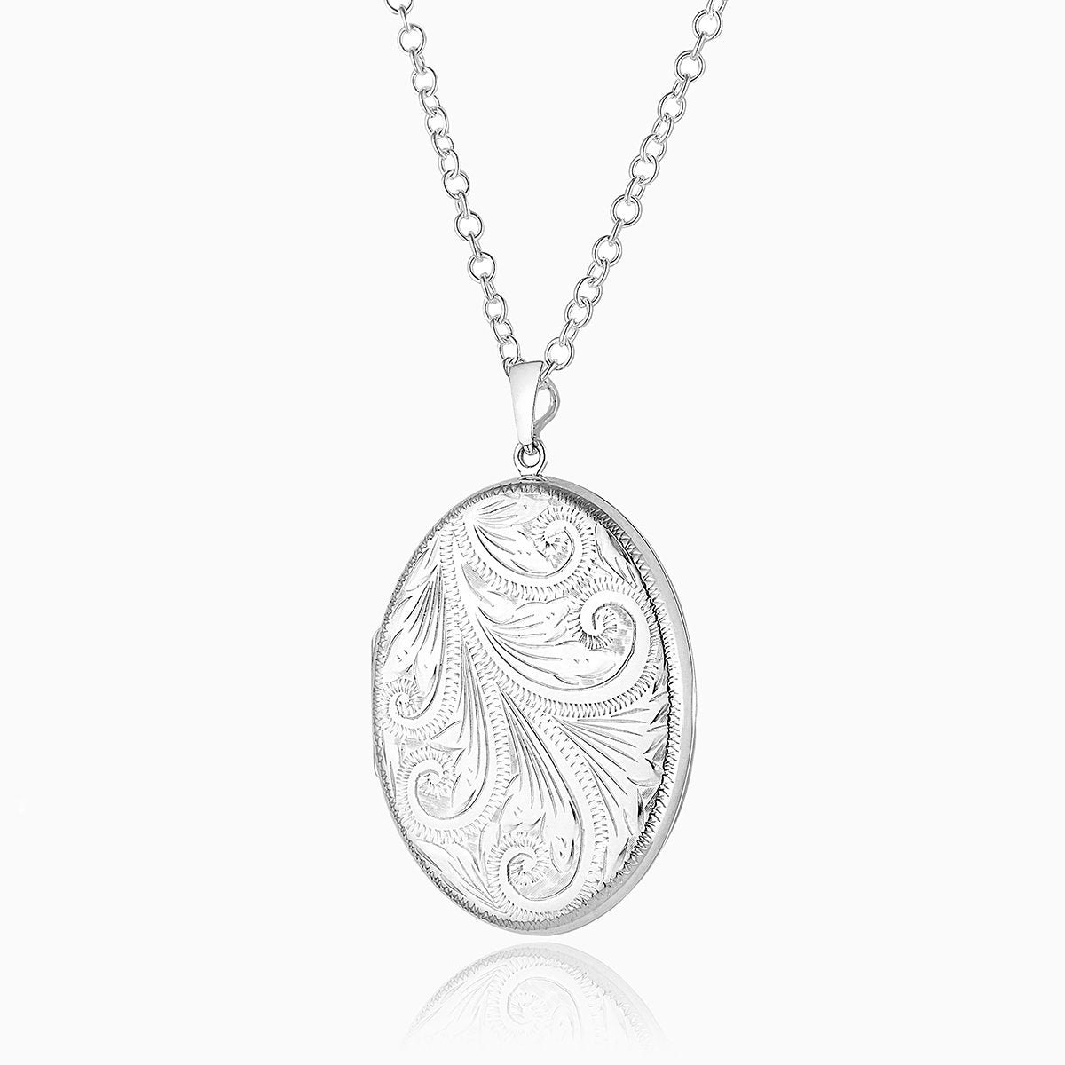 Product title: Extra Large Victorian Foliate Oval Locket, product type: Locket