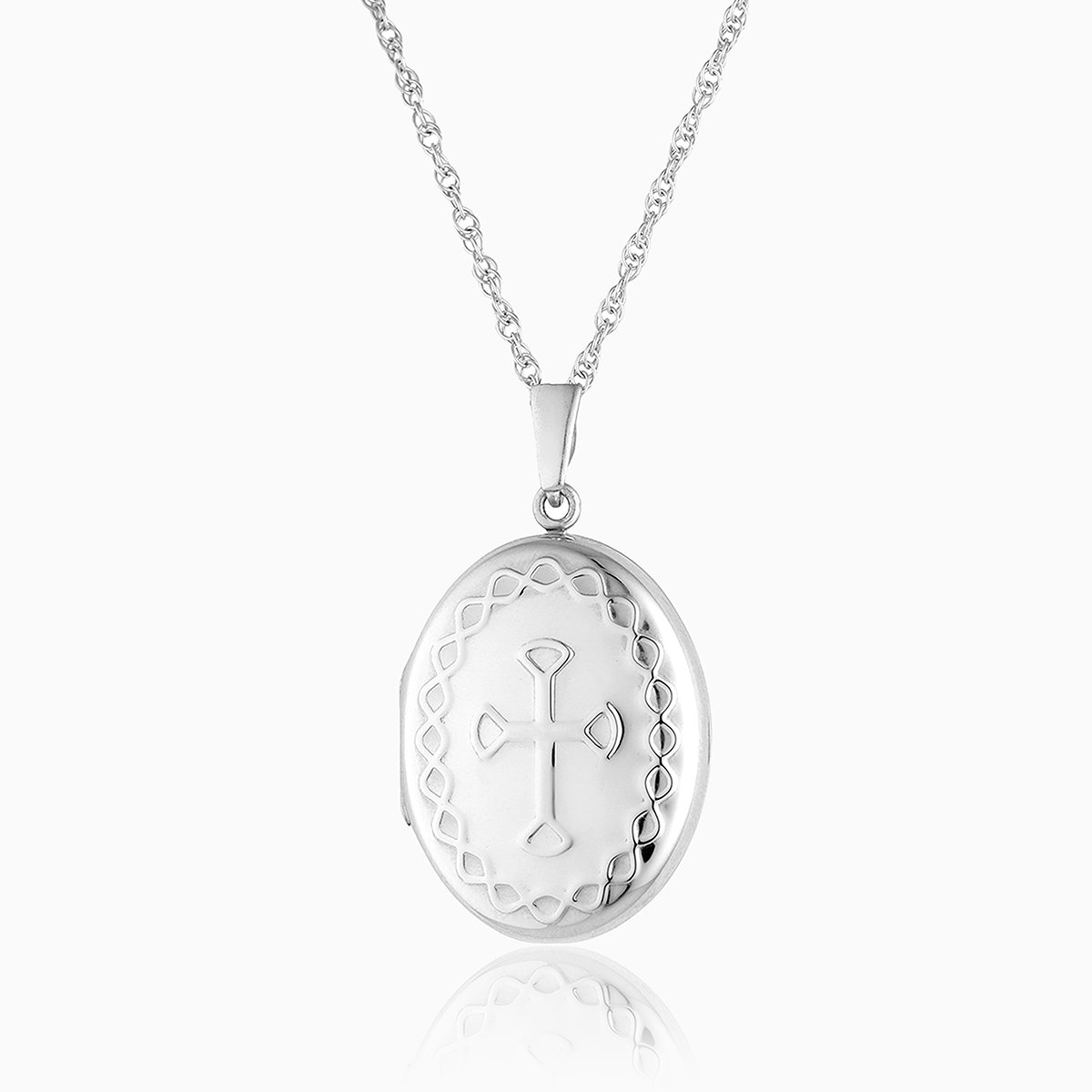 Product title: Large Silver Celtic Cross, product type: Locket