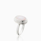 Product title: Pink Mother of Pearl Locket Ring, product type: Ring