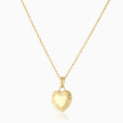 Product title: Tiny Engraved Border Locket, product type: Necklaces