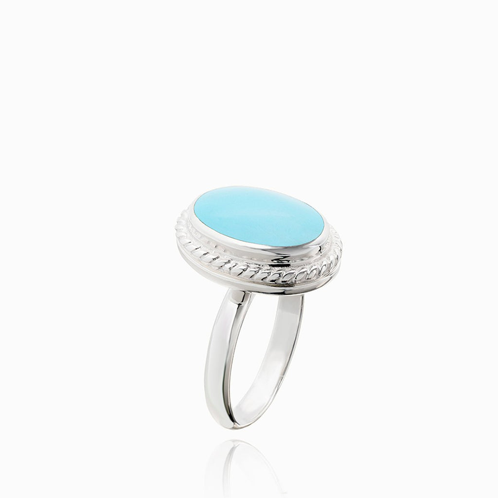 Product title: Turquoise Locket Ring, product type: Ring