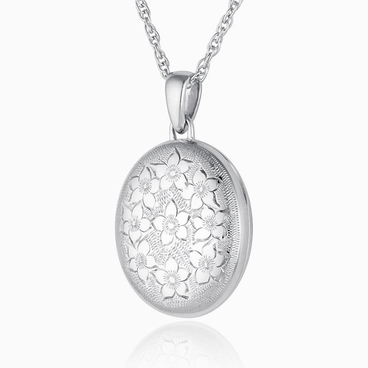 Product title: White Blossom Locket, product type: Locket