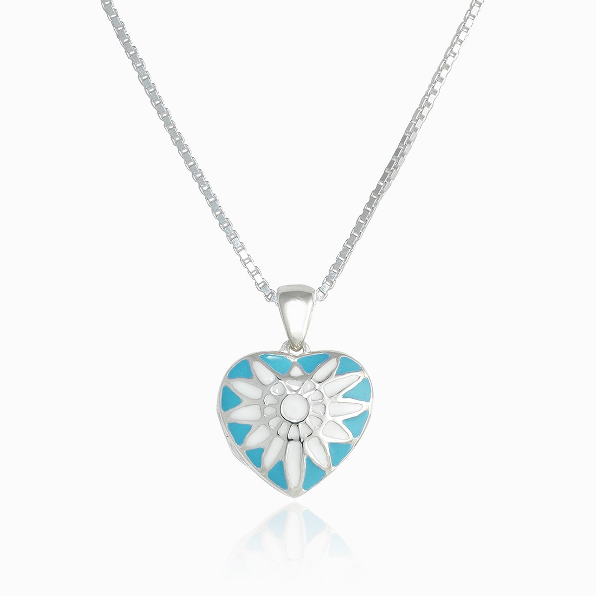 Product title: Dainty Blue Sunray Locket, product type: Locket