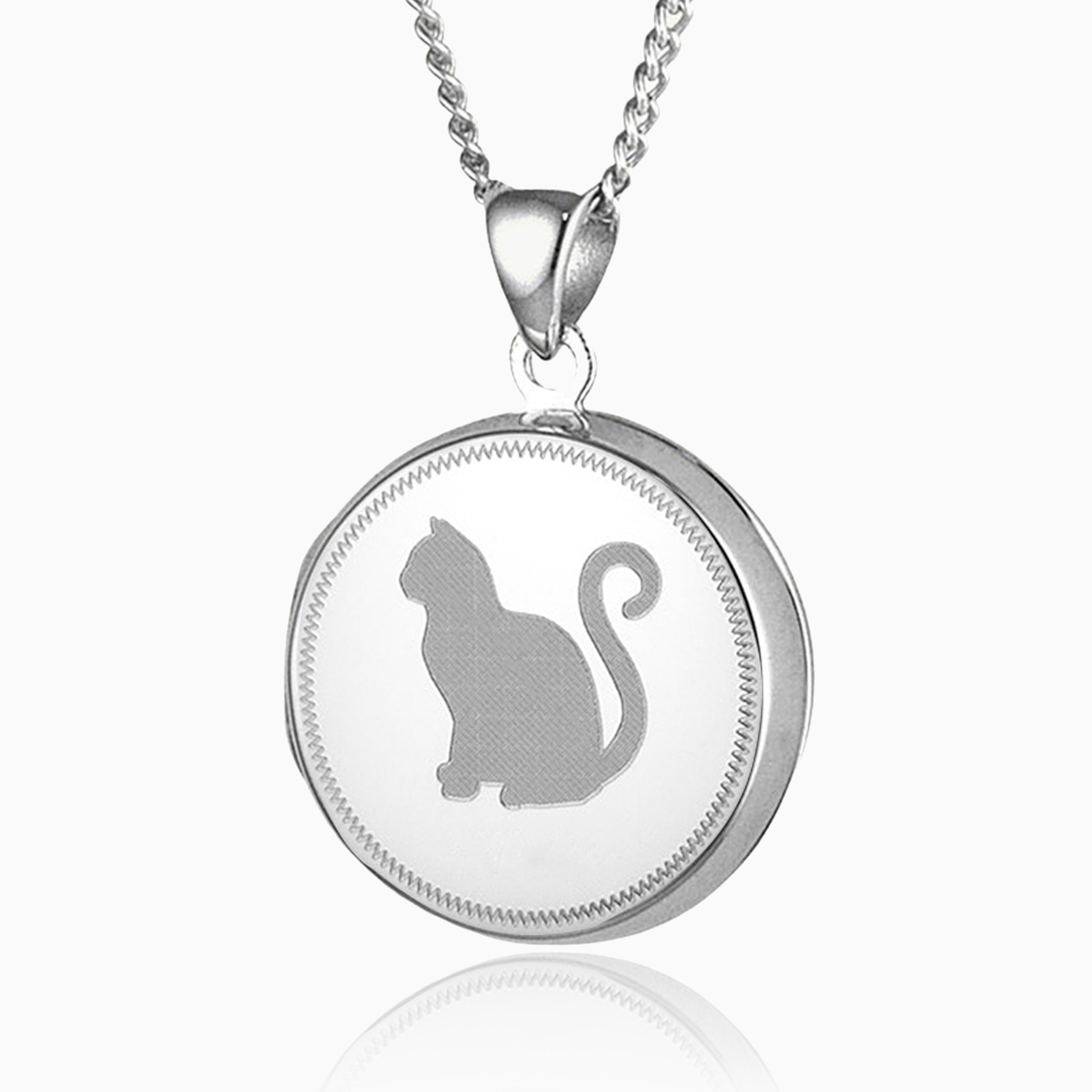 Cat Silhouette Locket The Locket Tree