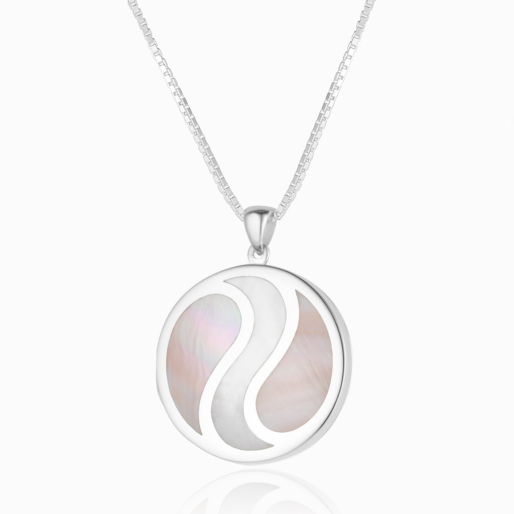 Product title: Pink and White Mother of Pearl Locket, product type: Locket